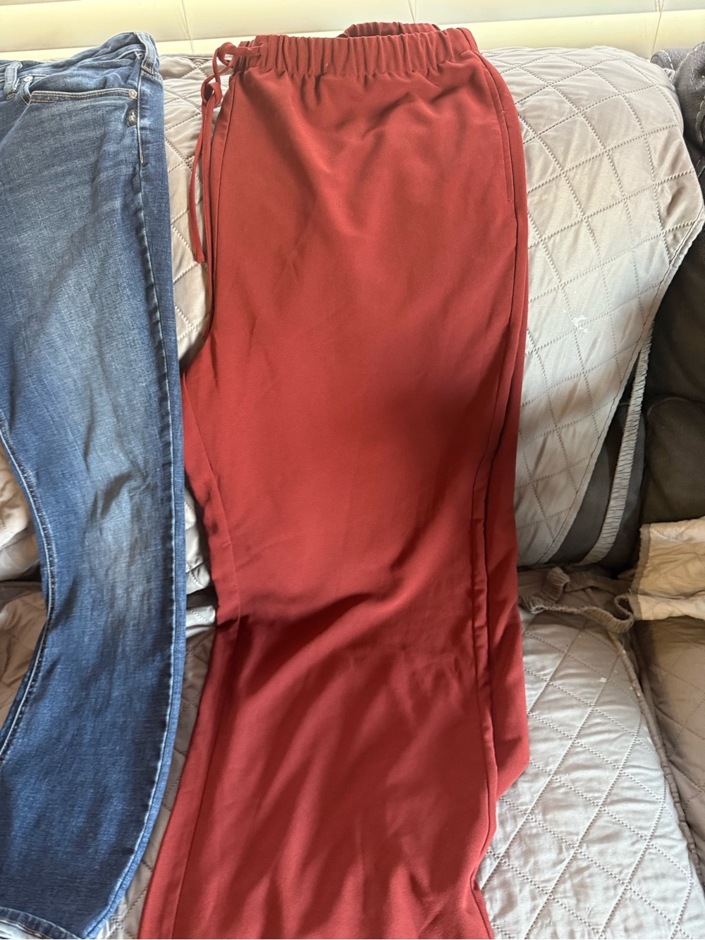 torrid Rust Red Elastic Waist Wide-Leg Trousers